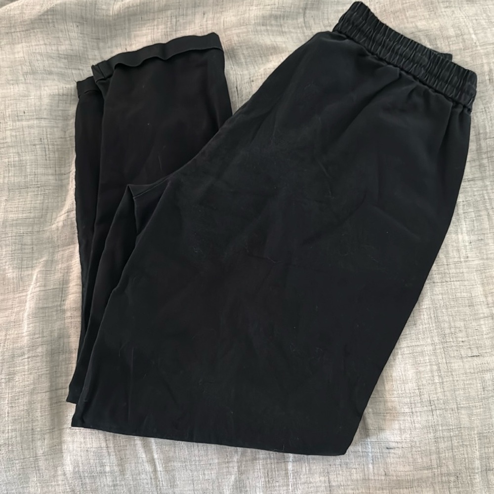 J. Crew Black Elastic Waist Ankle Pants - Picture 3 of 5